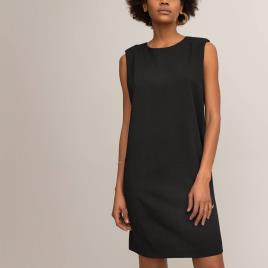 La Redoute Collections O vestido de cavas e com gola redonda
