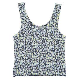 La Redoute Collections Top estampado e aos favos, em algodão bio, 10-18 anos