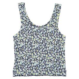 La Redoute Collections Top estampado e aos favos, em algodão bio, 10-18 anos