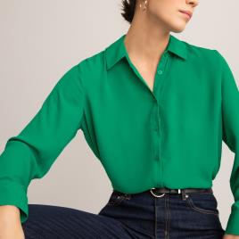La Redoute Collections Camisa de mangas compridas