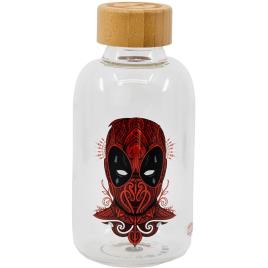 Stor Glass Bottle Deadpool 620ml