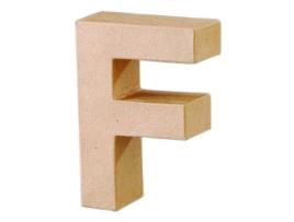 Letra Papel Mache EFCO 26309 F 17 cm