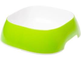 Comedouro para Cães, Gatos FERPLAST Glam 1,2l 23,5x22,5x7cm Verde