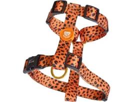 Peitoral para Cães, Gatos DUKIER clássic Cheetah Gold S S
