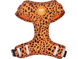 Peitoral para Cães, Gatos DUKIER ajustável Cheetah Gold S S