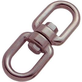 Goldenship Aisi-316 Swivel Eye&eye Prateado 16 mm