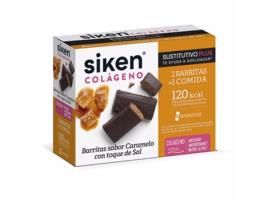 Siken Sustitutivo Plus Barrita Caramelo 8 u