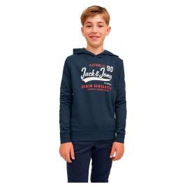 Jack & Jones Logo Hoodie Azul 164 Years