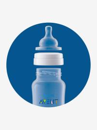 Lote de 3 biberões de 330 ml anticólicas da Philips AVENT sem cor