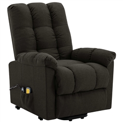 Poltrona elevatória de massagens tecido