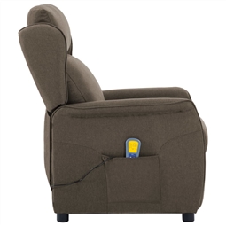 Poltrona de massagens reclinável tecido