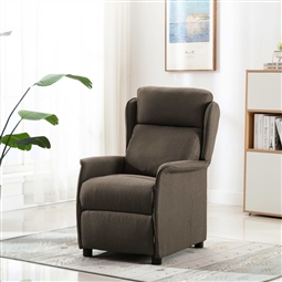 Poltrona de massagens reclinável tecido