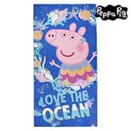 Toalha de Praia Peppa Pig 75502 Microfibra Azul marinho