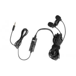 Boya MIC OMNIDIRECIONAL LAVALIER DUPLO