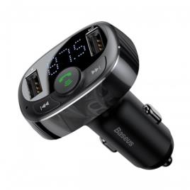 Carregador Smartphone Mp3 / Fm-transmissor Para Carro S-09a