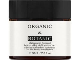 Creme de Rosto ORGANIC & BOTANIC Madagascan Coconut Night (60ml)