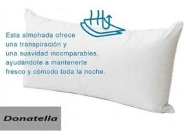 Almofada DONATELLA Premium, Antiácaros (Branco - Algodão - 70 cm)