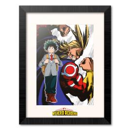 My Hero Academia First Season Framed Print 30x40 Cm