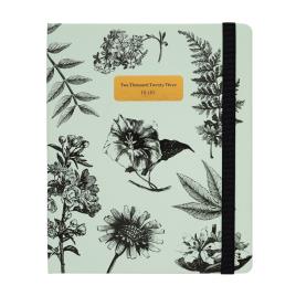 Kokonote Botanical 22/23 Premium Diary Week To View 17 Months By Diary