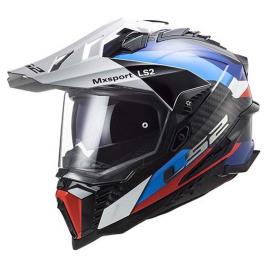 Ls2 Mx701 C Explorer Off-road Helmet Azul XL