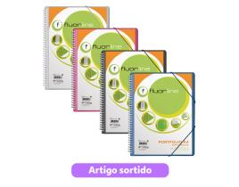 Portfolio Fluorline Espiral A4 20 Bolsas