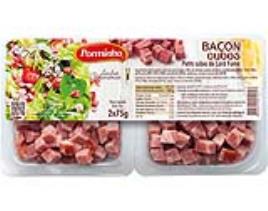 Bacon Porminho Cubos 2x75g