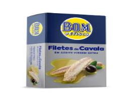 Filete Cavala Bom Petisco Azeite Virgem Extra 120(78)g