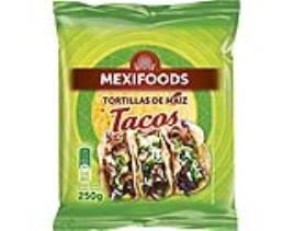 Tortilhas Mexifoods De Milho Tacos 250g