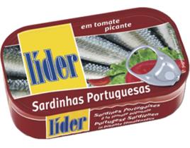 Sardinha Lider Em Tomate Picante 120(78)g