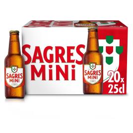 Cerveja Sagres Branca 20x0.25l