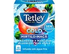 Infusão Tetley Frio Mirtilo Maçã 10 Saquetas