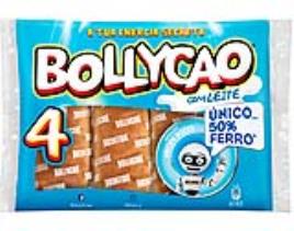 Bolo Bollycao Recheado Com Leite 4un 228g