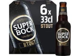 Cerveja Super Bock Stout Com Álcool Tara Perdida 6x0.33l