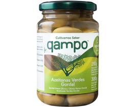 Azeitona Verde Qampo Gordal Frasco 380(210)g