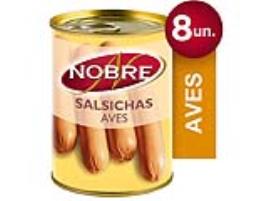 Salsichas Aves Nobre Frankfurt Lata 8un 350(200)g