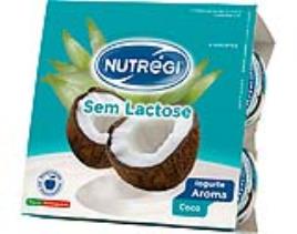 Iogurte Nutrégi Sem Lactose Aroma Côco 4x120g