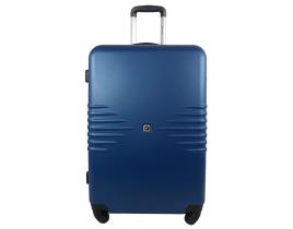 Mala De Viagem Grande Rígida Airport Azul 4 Rodas 70cm