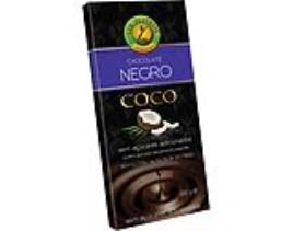 Chocolate Cem Porcento Negro Com Côco 125g