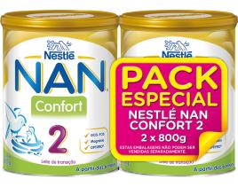 Leite Nan Confort 2 2x800g Pack Especial