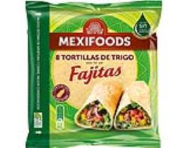 Tortilha Mexifoods Fajitas De Trigo 320g