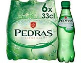 Água Pedras Salgadas Com Gás Pet 6x0.33l