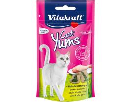 Snacks Para Gato Vitakraft Cat Yums Com Frango E Erva 40g