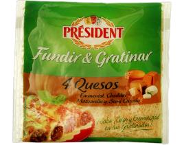 Queijo Ralado 4 Queijos President 150g