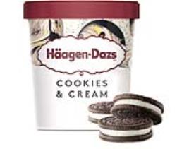 Gelado Häagen-dazs Cookies & Cream 460ml