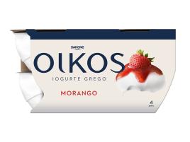 Iogurte Oikos Danone Grego Morango 4x110g