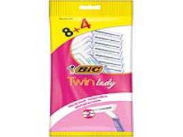 Máquina Bic Descartável Twin Lady 8un+4un Oferta