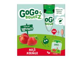 Saquetas Fruta Go Go Squeez Morango E Maçã 4x90g