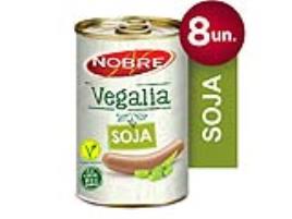 Salsichas Soja Nobre Vegalia Lata 8 Un 350(160)g