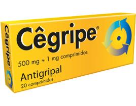 Comprimidos Cegripe 1mg+500mg 20un