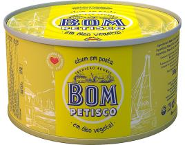 Atum Em Óleo Bom Petisco 385(251)g